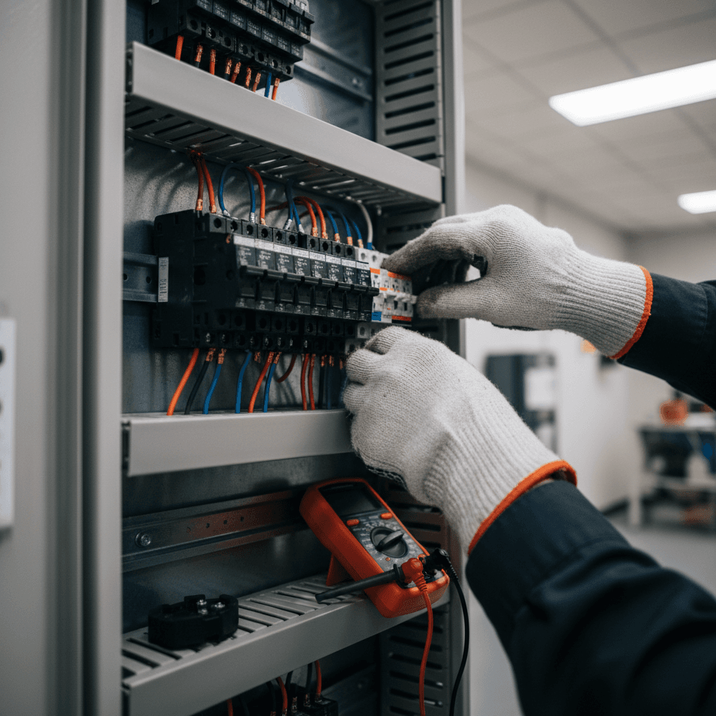 Electrical panel upgrade installation